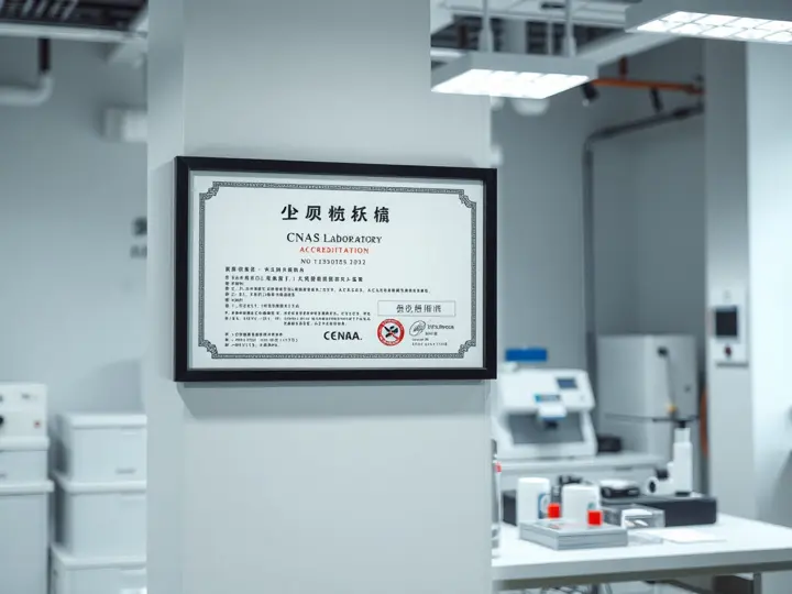 实验室认可证书展示